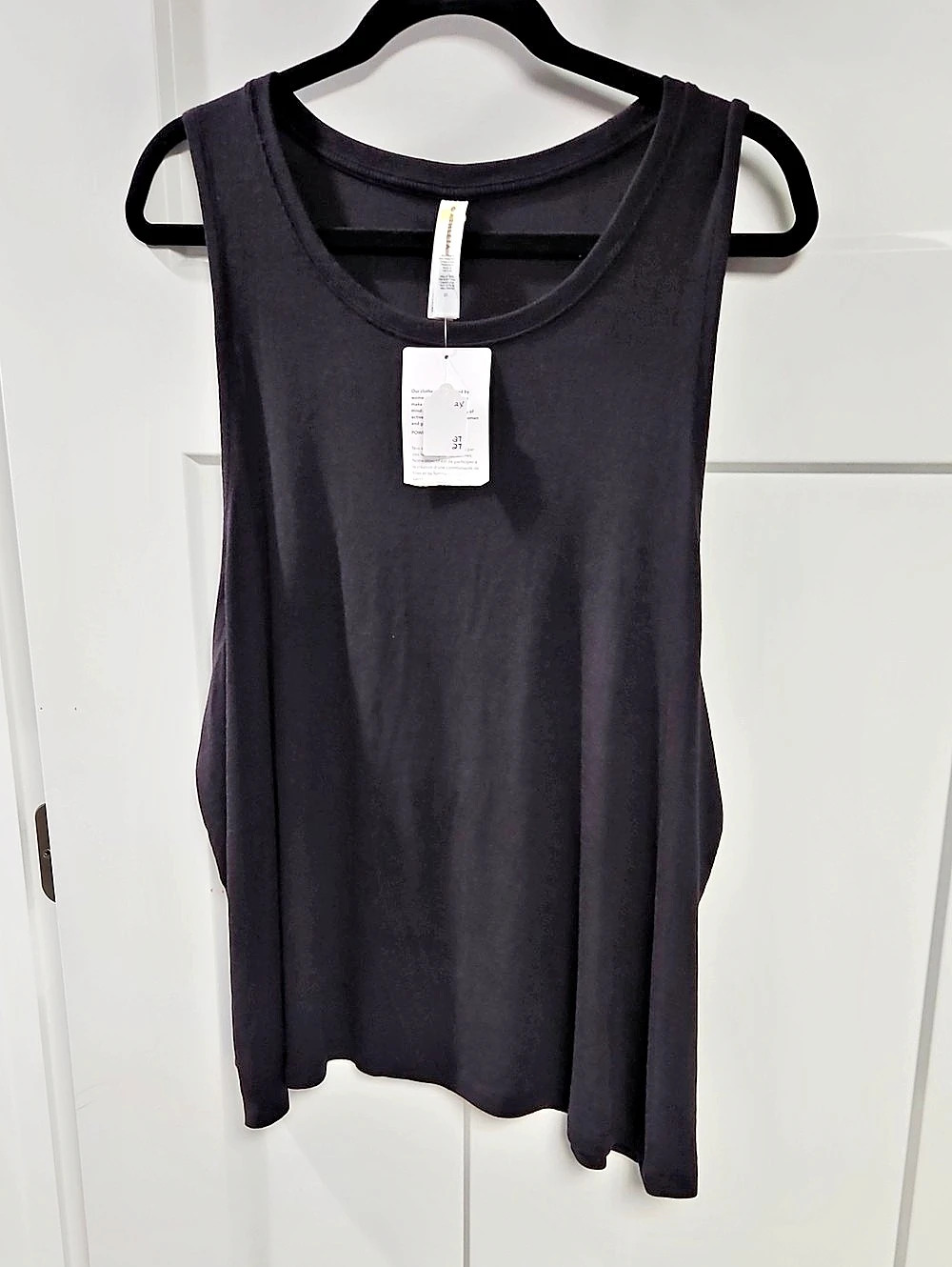 Athleta Journey Tank Black Tank Top